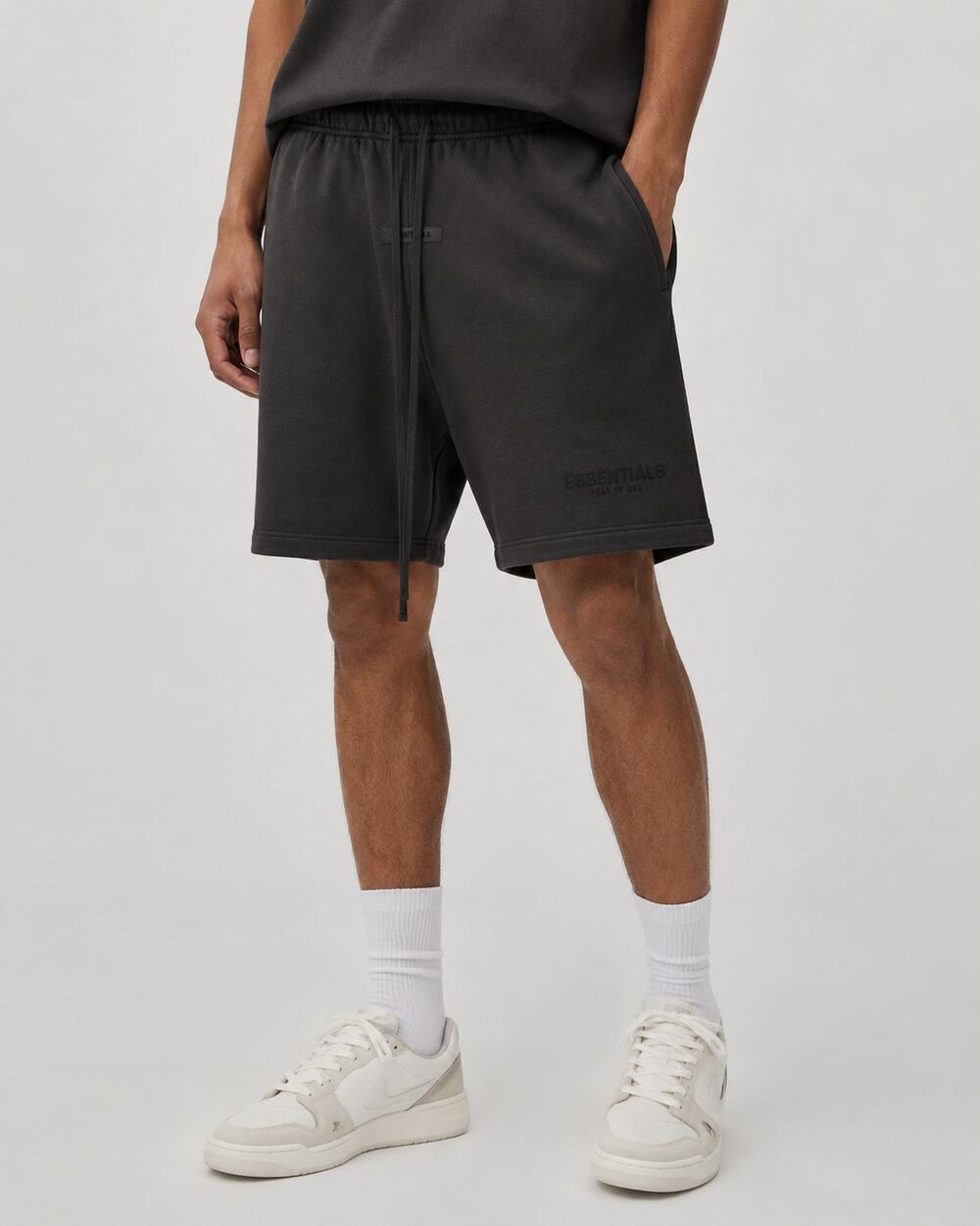 NWT Fear of God Essentials Black Sweatshorts Men’s Medium